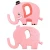 Import Original Design Customizable Color Elephant Baby Teething Toy Teether from China