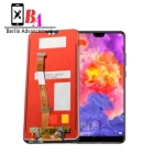 Original frame with lcd with touch For Huawei P20 LITE lcd with glass touch assembly with blue frame