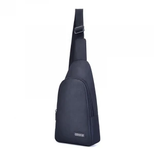 OSOCE B49 Wholesale Waterproof Outdoor Sports Fashion Black Small Light Weight Cross body Unisex Shoulder Sling bag