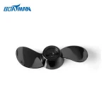 Outboard propeller for surf fishing bait boat