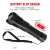 Import Outdoor 18650 waterproof type-c rechargeable flash light 1200lm zoom led flashlight with power bank function from China