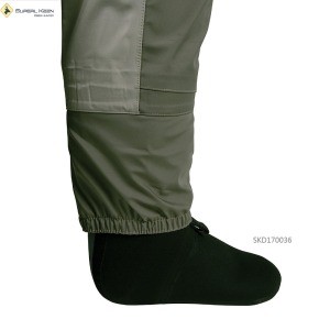 Outdoor Fishing Chest Waders with stocking foot Waterproof chest wader