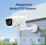 Outdoor PTZ IP 5MP POE 10X H.265 Network Waterproof 5.1-51mm Optical Zoom IR P2P CCTV Security Protection Cameras