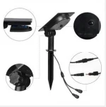 Outdoor Solar LED Spotlight with 2 pack