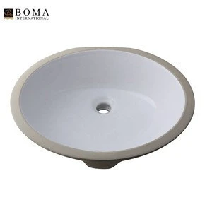 Oval Bathroom Vanity Ceramic Sink for Wholesales Hot Selling Modern Design