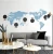 Import Oversized Big Creative 3D DIY Customized World Map Wall Clock from China