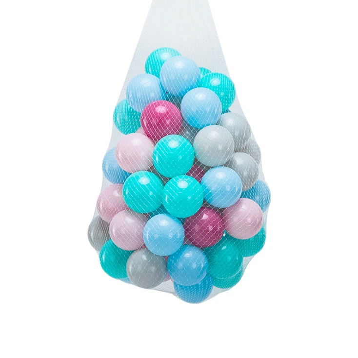 100 Pack Free BPA  Crush Proof Plastic Toddlers Ocean Clear Ornament Pit Ball