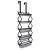 Import (Patent Product) Kitchen &amp; Bathroom Over the door metal  5 tiers folding door hanging rack basket from China