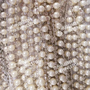 pearl and rhinestone trimmings 8mm size 10 yards each roll with super shiny great decoration