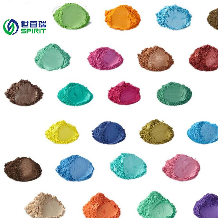 Pearlescent pigment colorful mica powder for epoxy resin system Industry paint