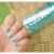 Import Perfect fitting real gel nail sticker like Press on nails strips Hologram Silver full-cover blue gradation from South Korea