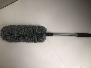 Personalized telescopic car duster microfiber car wash brush long handle duster