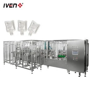 Pharmaceutical Normal Saline IV Solution Filling Packaging Machine