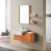 Pinslon  wholesale toilet wall mounted european style bathroom vanity cabinet