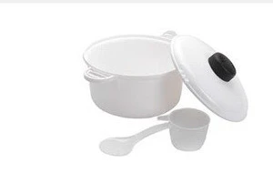 Plastic pot Microwave Pressure Cooker Tool with measure cup and spoon