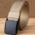 Import plastic tactical belt canvas nylon material outdoor buckle Weaving Fabric Mens belt Factory from China