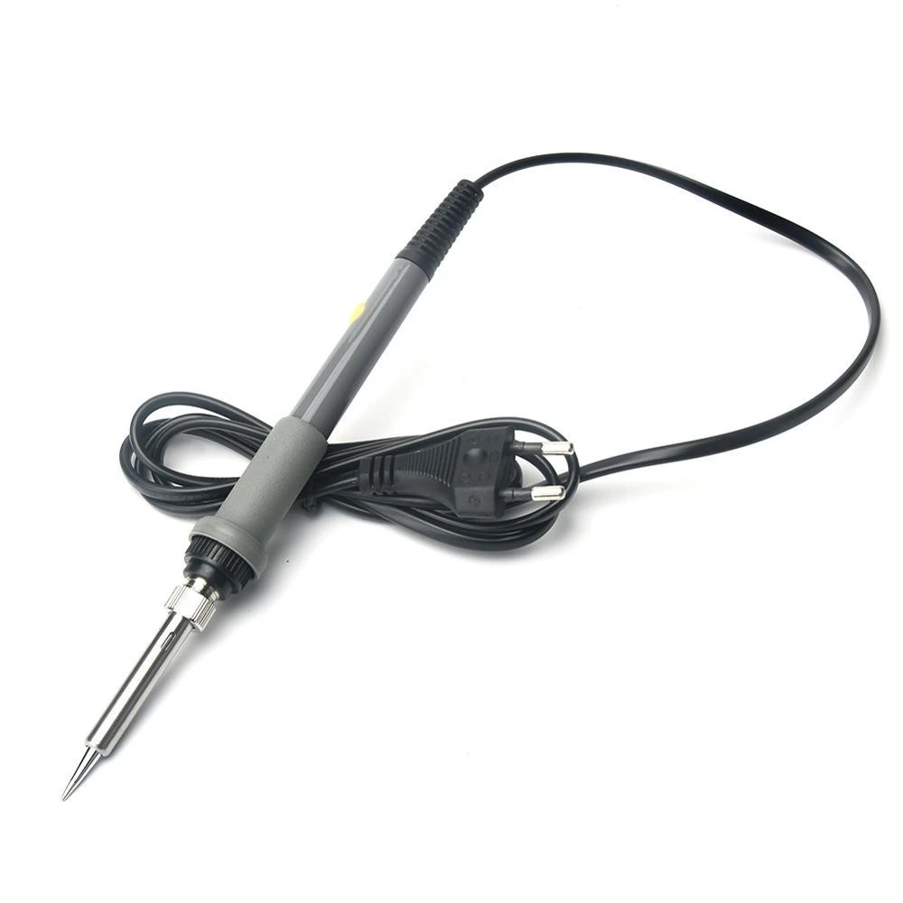 Plug Soldering Iron 110V/220V 60W Rubber Handle Adjustable Electric Temperature Welding Tool