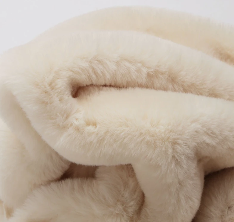 plush rubbit fur slipper  carpet garment clothing polyester knitted fabric