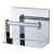 Import Polished Chrome Toilet Paper Holder Shelf 304 Stainless Steel Bathroom Accessories Tissue Roll Holder from China