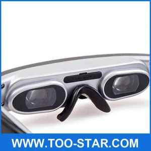 Portable 3D Video Glasses Head Wearing Convenient Personal Mobile Cinema Helmet Glasses
