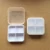 Import portable 4 cases pill storage cases with logo printed from China