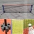 Import Portable  custom  6.1 M height and width adjustable sports net stand with poles for badminton and tennis volleyball outdoor from China