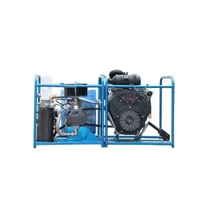 Portable Gasoline Engine Screw Air Compressor for  drilling equipment 0.8Mpa/26kw/35HP/2m3/min