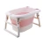 Safety Portable PP+TPE baby folding bathtub, cute infant bathroom supplies bathtubs for kids