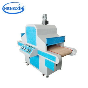 Post-press UV curing machine with conveyor belt dry PVC PP