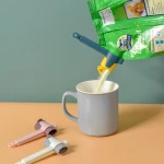 Pour Food Sealing Storage Seal Sealer Clamp Cover Food Bag Clips