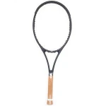 Powerti PS97 Black Tennis Racket Federer Men Foamed Handle Carbon Fiber Handle 4 1/4,4 3/8,4 1/2 with Bag