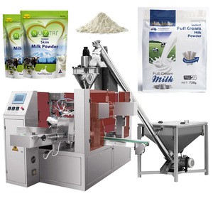 Premade Stand Up Pouch Doy Pack Mini Bean Dairy Dry Baby Milk Powder Filling Packing Machine