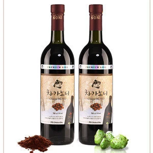 Premium 100% natural and high quality fruit juice Noni with Chaga Mushroom Extract Juice FDA Approved Made in Korea