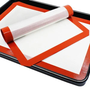 Premium non-stick rectangle silicone baking mat for pastry rolling