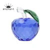 Pretty home decoration crystal apple paperweight crystal crafts