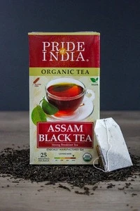 Pride Of India - Organic Assam Breakfast Black Tea - Bulk Pack (500 Tea Bags)- Directly Sourced from India (Assam)