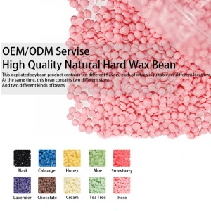 private label depilatory wax beans 100g with machine hair removal hard wax bean