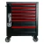 Import professional 7 drawer tool cabinet with tool trolley  set castor use garage storage tools box from China