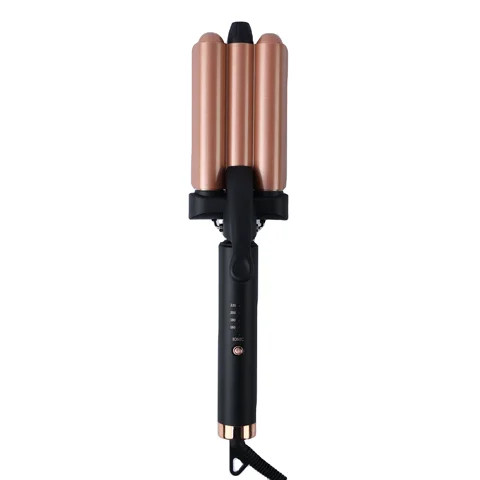 Professional Women Salon LED Curling Wand  Negative Ion Ceramic Hair Curling Irons for Household and Hotel