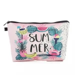 Promotional bulk ladies fashion makeup bags case for Business Trip Sublimation high quality custom toiletry bag