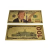 Promotional gift 2020 New USA Trump 24k gold foil banknote trump dollar bills