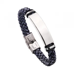 Promotional various durable using style charms bracelet mens stainless steel bracelet