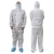 Import Protective clothing, one-piece white garment, dustproof and waterproof, non-woven fabric breathable from China