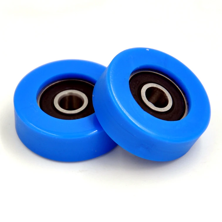 Provide professional accessories PU polyurethane belt pulley deep groove ball bearings,pulley system gym