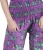 Import Purple elephant print new ladies harem cotton beach pants casual harem high waist beach party genie trousers from India
