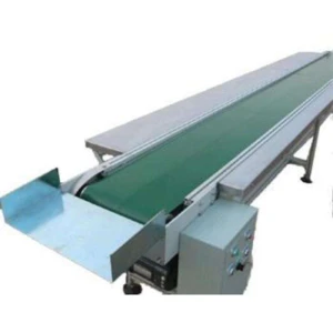 PVC flat & inclined transportation belt conveyor