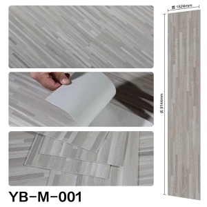 PVC Material and Plastic Flooring Type peeling and stick vinyl floor  floor tiles plastic