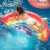 Import PVC swimming Pool Float inflatable Rainbow swimming pool floating Lounge for water fun from China