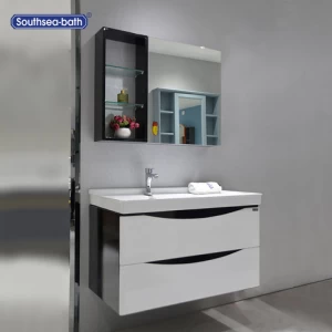 PVC wall mounted bathroom cabinet for modern home