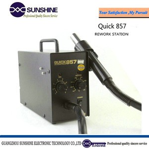Quick857 portable hot air heat gun with heat melting nozzle